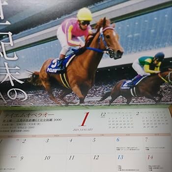 Amazon.com : JRA 2024 Calendar 70th Anniversary Horse Racing